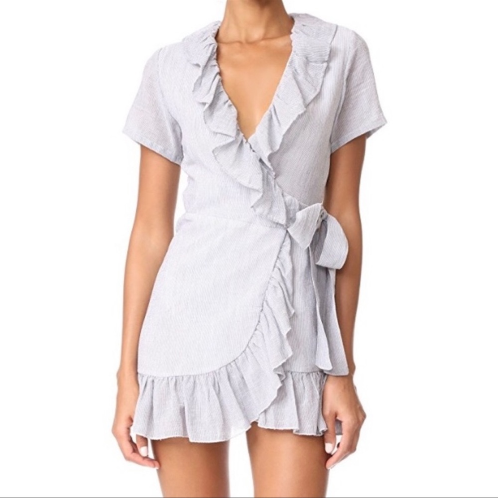 Sincerely Jules striped Gauze Mini dress